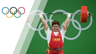 China's Meng wins gold in Women's +75kg Weightlifting