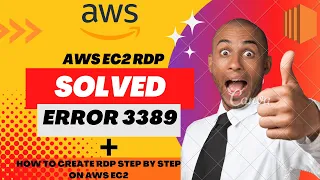 Solved aws rdp port 3389 error | the current associated security groups don't have ports 3389 open
