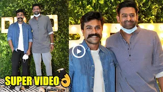 Prabhas And Ram Charan at Producer Dil Raju 50th Birthday Bash | Telugu Tonic