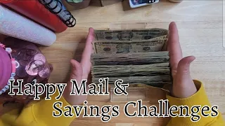 Two of my FAVORITE  things! • Happy Mail & Savings Challenges • Debt Free Journey