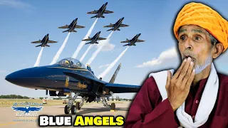 Villagers React To Blue Angels Air Show ! Tribal People React To Navy Blue Angels