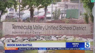 Gov. Newsom embroiled in book ban battle with Temecula Valley School District official