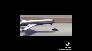 Airplane Saved by a Pick Up Truck