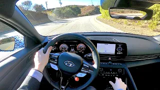 2021 Hyundai Elantra N Prototype - POV 1-mile Test Drive (Binaural Audio)