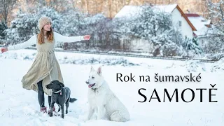 ROK NA ŠUMAVSKÉ SAMOTĚ | Proč žijeme na samotě u lesa, proč to není pro každého a plánujeme zůstat?