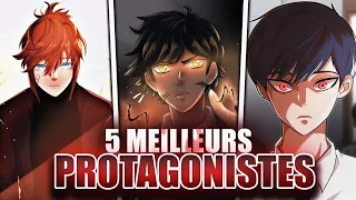 Mon TOP 5 des MEILLEURS PROTAGONISTES dans les WEBTOONS !