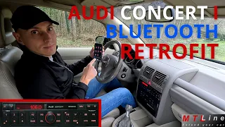 Audi Concert I bluetooth retrofit (BlueMusic) – EP49 – project youngtimer Audi A2