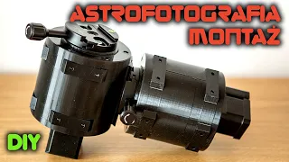 Drukowany montaż na dwie osie do astrofotografii "Keen-One" (mechanika) - LabFun