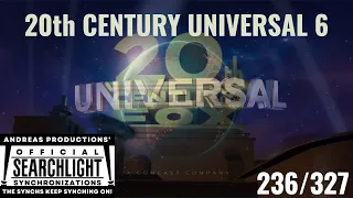 20th Century Fox (1994) synchs to Universal Pictures (2013) | VR #236/SS #327