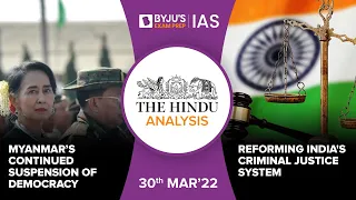 'The Hindu' Analysis for 30th March, 2022. (Current Affairs for UPSC/IAS)