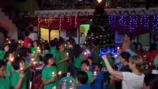 Mama Sayang Kids singing after Santa's visit..