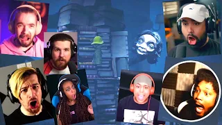 GAMERS React to LONG NECKED TEACHER CHASING THEM From Little Nightmares 2