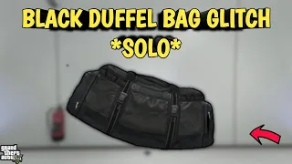 How to do The Black Duffel Bag Glittch Solo - GTA 5 Online