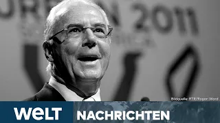 FRANZ BECKENBAUER IST TOT: Trauer um deutsche Fußball-Legende | WELT Stream