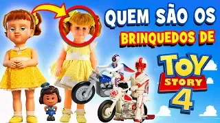 10 PERSONAGENS de TOY STORY 4 inspirados em BRINQUEDOS REAIS