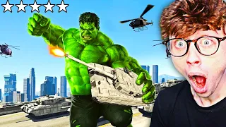 I Played As THE HULK In GTA 5.. (Mods)