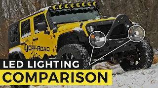 How to Choose the Right Off Road Lights for your Rig: LED Lighting Comparison