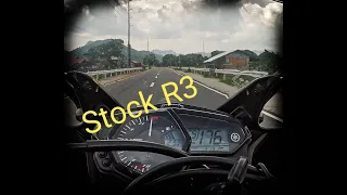 Yamaha R3 5th Gear Topspeed || 176 kph All Stock || How about 6th gear? || Motorman