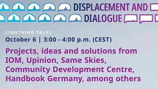 Displacement and Dialogue: 7x7 - Lightning Talks | DW Akademie