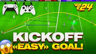 *EASY GOALS* HOW TO SCORE DIRECT FROM KICK OFF ON EA FC24 #ultimateteam #tutorial