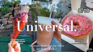 ✨AESTHETIC UNIVERSAL STUDIOS FOOD✨| TIKTOK COMPILATION