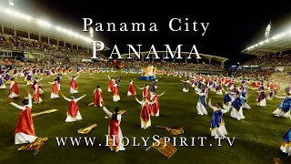 Rain of the Holy Spirit falling upon stadium in Panama!