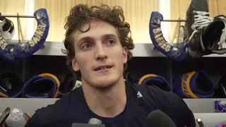 Tage Thompson Postgame Interview vs Chicago Blackhawks (10/29/2022)