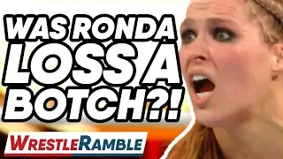 Was Ronda Rousey Loss A BOTCH?! WWE WrestleMania 35 Review! | WrestleTalk's WrestleRamble