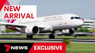 Qantas launch flash new plane with a new rival on the horizon | 7 News Australia