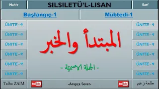 İsim Cümlesi ve Özellikleri / Silsile tü’l-Lisan