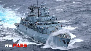 War begins! 2 German Warships Brutally intercept by China Navy in Taiwan Strait