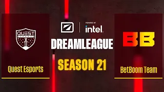 Dota2 - Quest Esports vs BetBoom Team - Game 2 - DreamLeague Season 21 - Group B