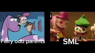 Fariy odd parents| SML intro side by side