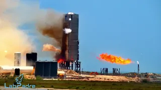 4K Starship SN4 Slow Mo Static Fire