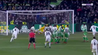 La frappe surpuissante de Luka modric vs Betis! 13/01/2019