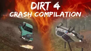 Dirt 4 - Crash compilation - Kaatokooste