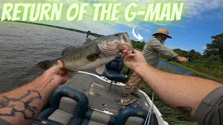 2 lake’s 1 day with the G-man!! George’s lake / Lake Grandin