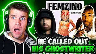 HE NAMED HIS GHOSTWRITER!! | Rapper Reacts to Ca$his - Femzino (Benzino Diss) [Eminem Response]
