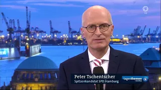 Hamburg-Wahl: tagesthemen EXTRA-Interview mit Peter Tschentscher