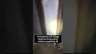 Terkedilmiş cinli olduğu söylenen binaya giren adamın yaşadıkları 😱