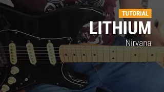 Como tocar Lithium de Nirvana en guitarra CLASE TUTORIAL COMPLETA