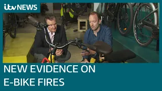New evidence on e-bike and e-scooter fires | ITV News