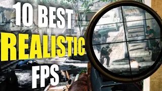 10 most REALISTIC military shooters on PC + console