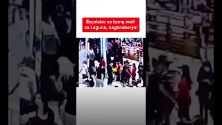 Paakyat na escalator ng isang mall, biglang umatras at dumausdos pababa! | Kapuso Mo, Jessica Soho