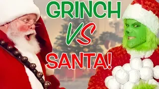 The Grinch vs Santa Claus Showdown! Ninja Style!