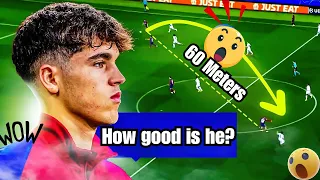 Pau Cubarsi Barcelona's Next SuperStar - Cubarsi VS Napoli Skills