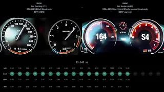 [0-200] BMW 5er Touring 530d 2011-2013 vs BMW 5er Sedan 530e 2017-current