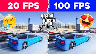 GTA San Andreas Graphics Mods LAG Fix 😱 How To Fix LAG in GTA SA Mods (2gb Ram)