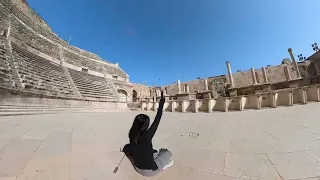 Roman Theatre in Amman, Jordan #insta360