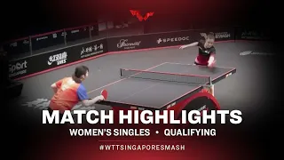 Rachel Moret vs Li Yu-Jhun | WS | Singapore Smash 2022 (Qual)